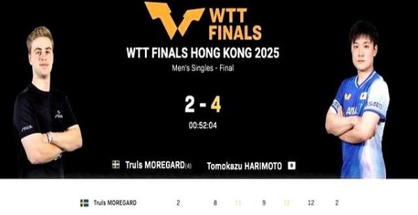 张本智和逆转莫雷加德，WTT总决赛男单首冠背后的不为东谈主知的故事