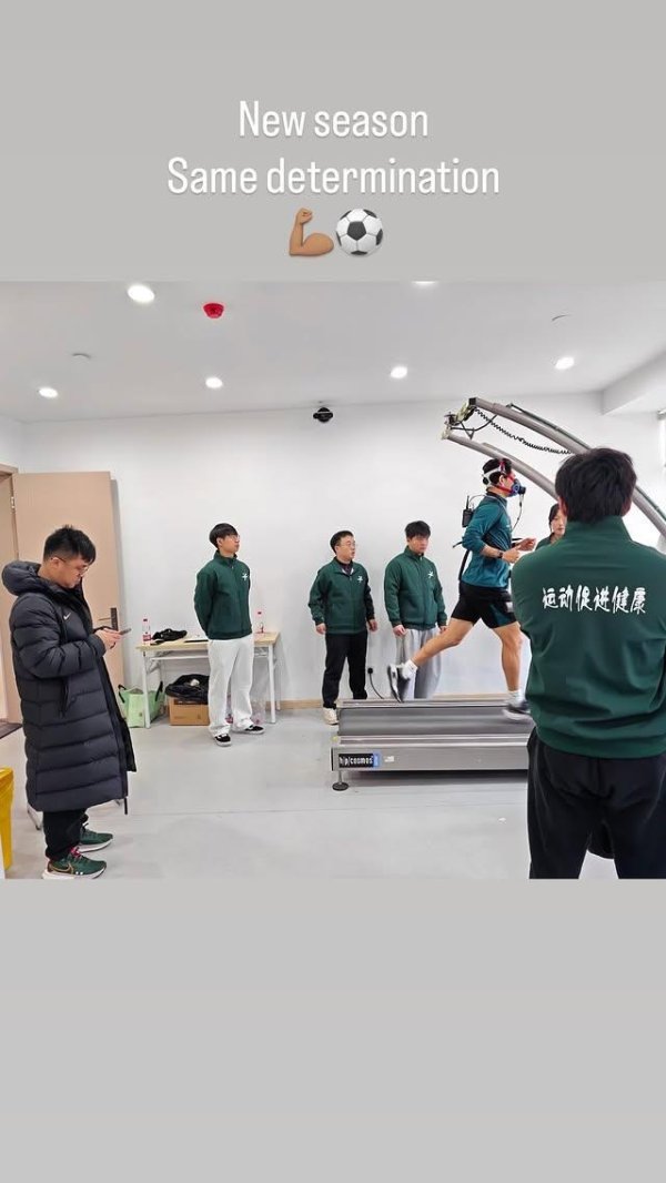 开启备战！浙江队球员钱杰给晒体测照：新的赛季，一样的决心